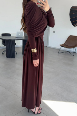 Сукня Елегас шоколад